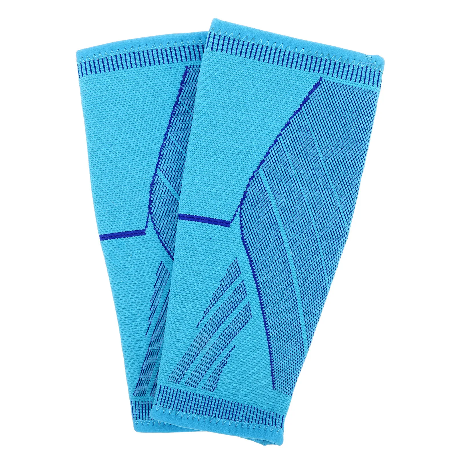 قطعتان من أكمام ضغط الساق، دعم مسامي للجري وكرة السلة والمشي لمسافات طويلة واستعادة العضلات وأكمام الساق الرياضية باللون الأزرق #1