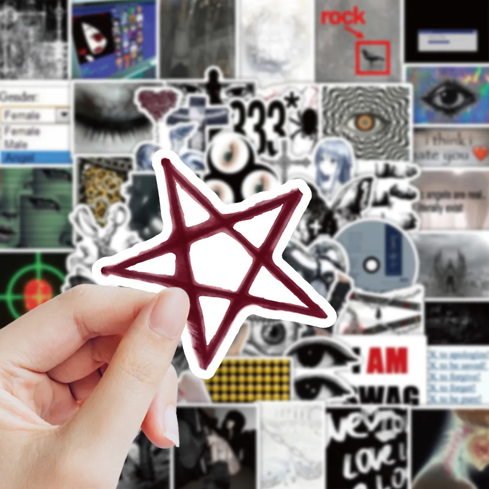 10/65 個カスタマイズされたクリエイティブなサブカルチャー装飾ステッカー、ウォーターボトル、スマートフォン、ラップトップ、ノートブック、文房具、荷物用