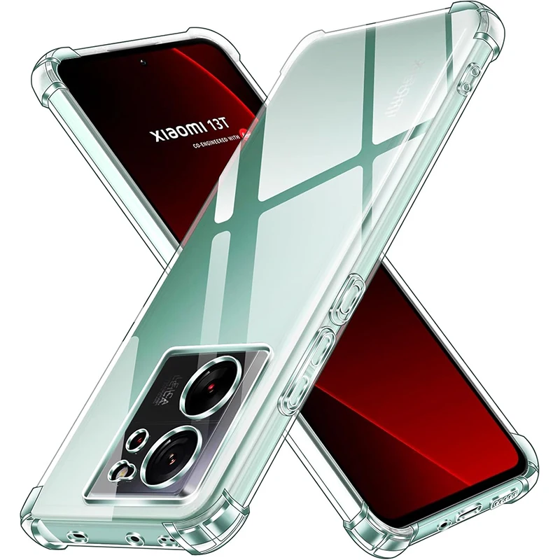 Anti-Schock Silikon Weiche Fall Für Xiaomi Mi 13 Lite 13T Pro 13T Ultra Dünne Klare stoßfest Abdeckung Für Xiaomi 13 13TPro 13T Fall