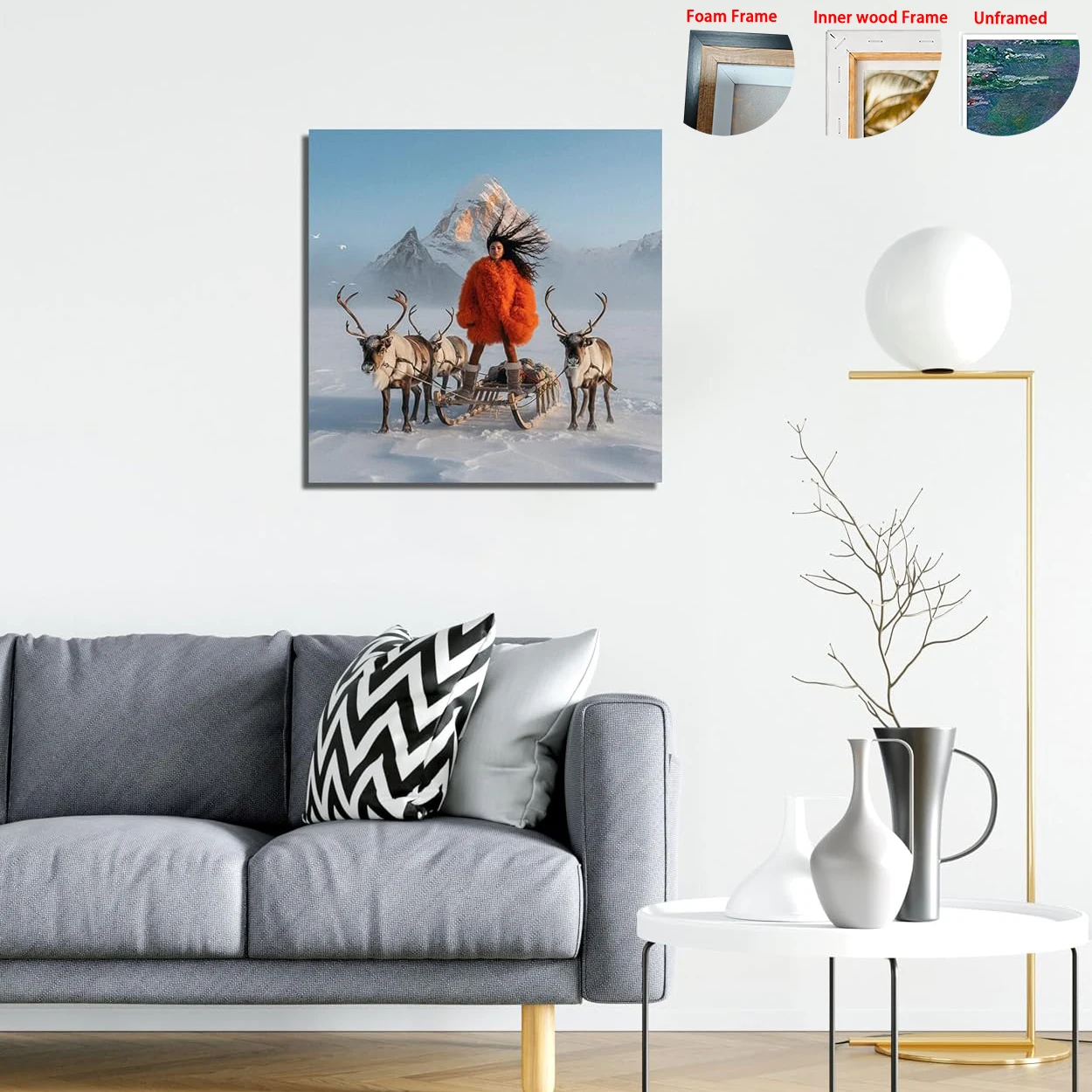 Art Print Framed - Çerçeveli/Çerçevesiz Kişiselleştirilmiş Duvar Sanatı, Fotoğrafınızla Kanvas