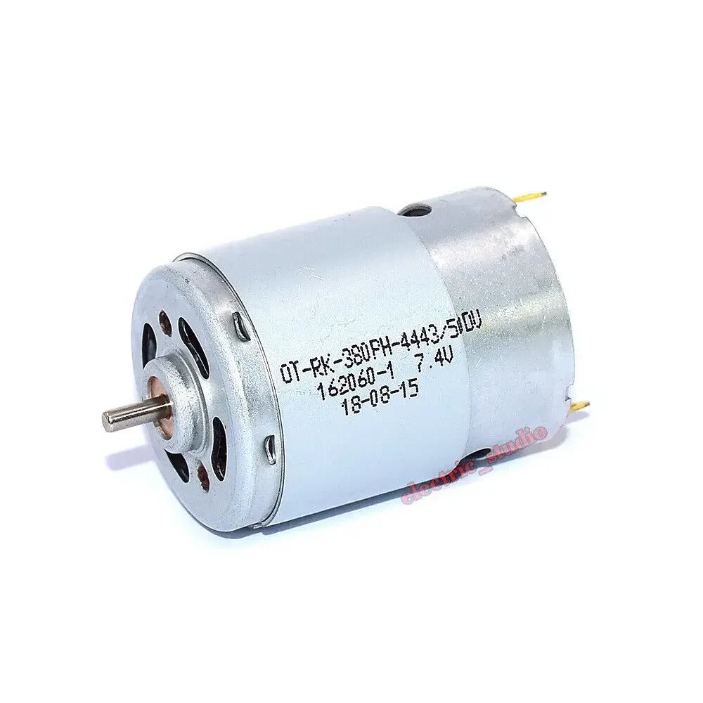 Micro RK-380PH-4443 Motor DC 3.7V-7.4V 14000RPM High Speed for Toy Car Hair Dryers Vacuum Cleaners