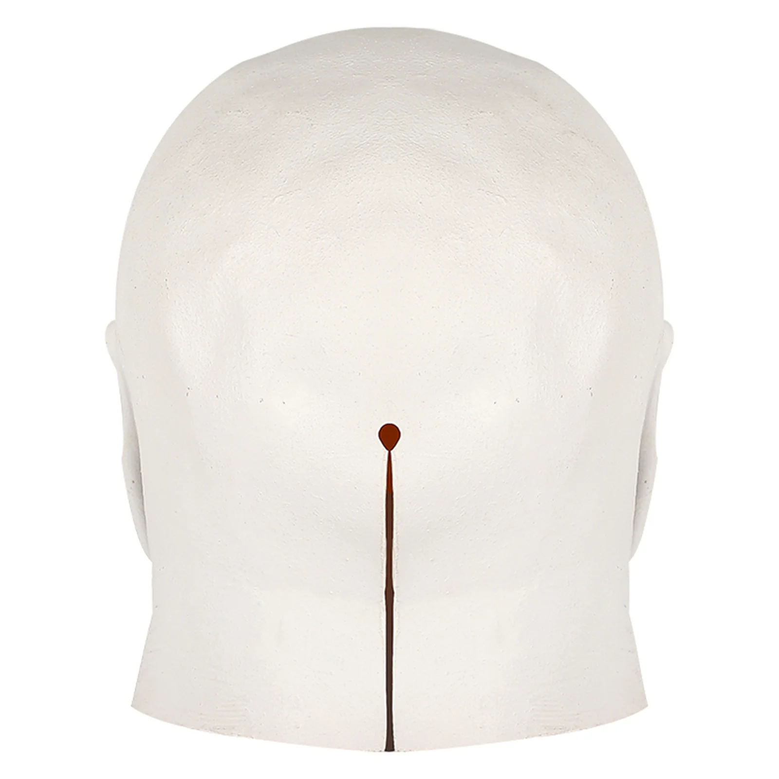 1 قطعة قناع رأس الهيكل العظمي الأبيض اللاتكس الرعب أغطية الرأس المزحة زي مخيف الدعامة لتزيين الحفلات