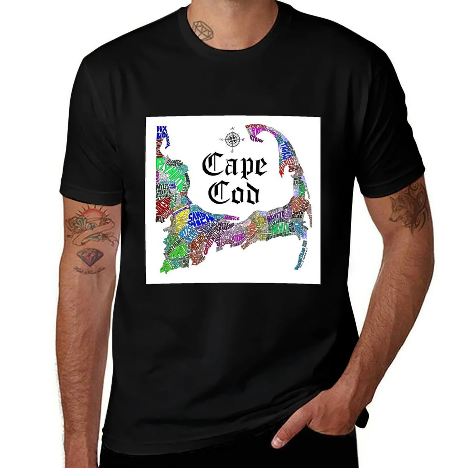 Cape Cod Map T-Shir…