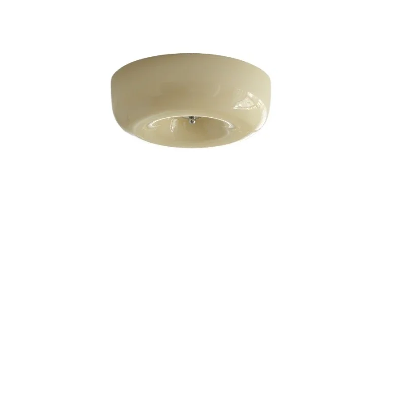 Full spectrum bedroom pudding ceiling light, cream wind French retro, balcony porch aisle study, medieval glass light