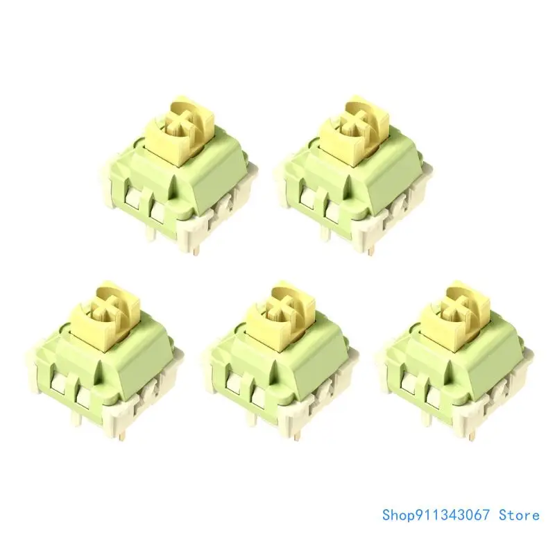 

Mechanical Keyboards Switches Lubed Silents Lemon Switches Mechanical Keyboards Linears 5Pin Paragraph Drop shipping