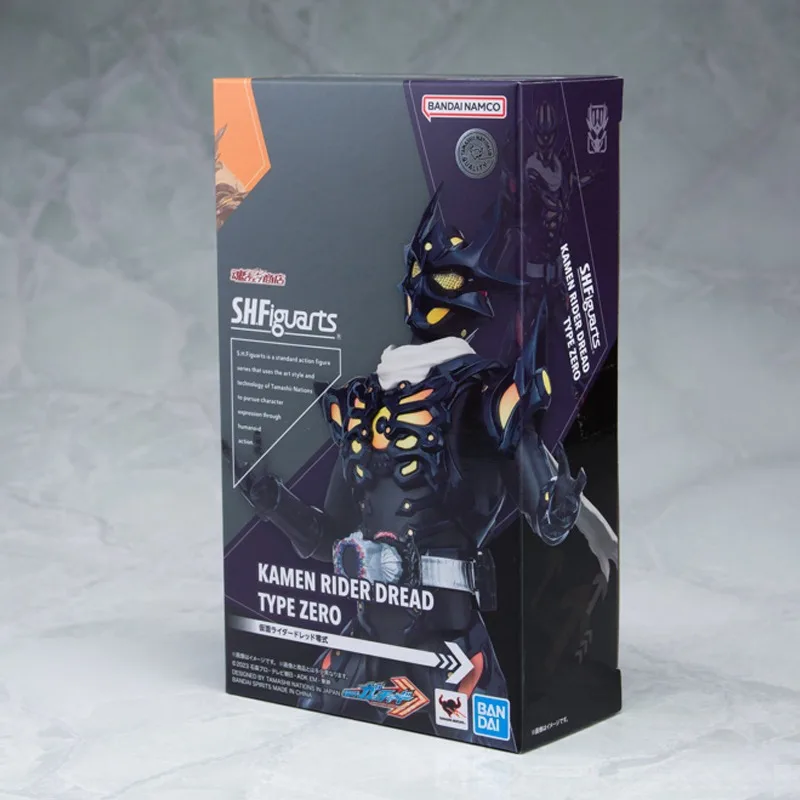 Bandai genuino SHF KAMEN RIDER DREAD TYPE ZERO Anime figura de acción articulaciones coleccionables modelo móvil juguetes adornos regalo niños