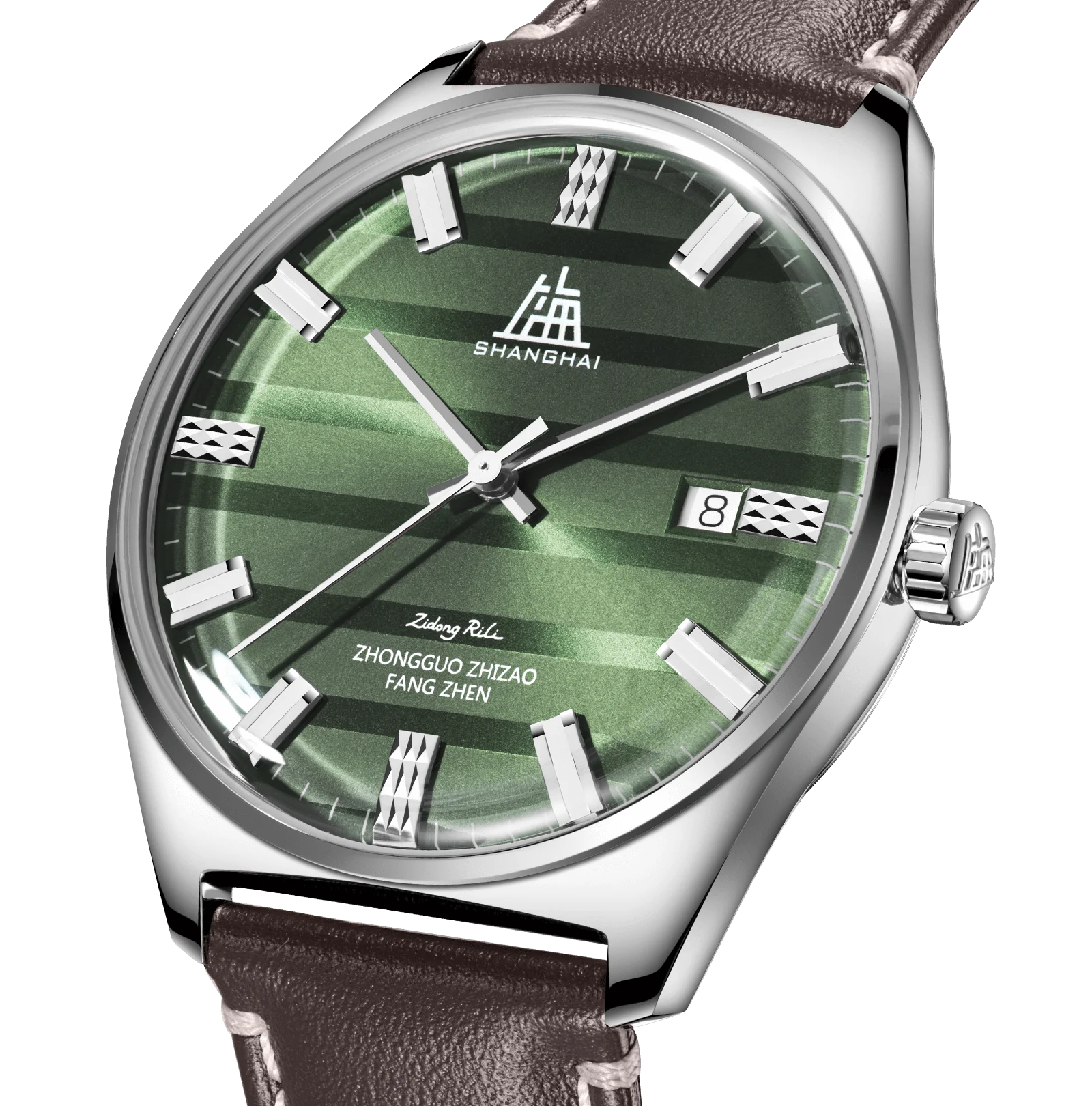 شنغهاي 70th الذكرى التذكارية أفضل ساعة رجالي العلامة التجارية ريترو موضة التلقائي ساعة ميكانيكية الياقوت ساعة رجالي 2025