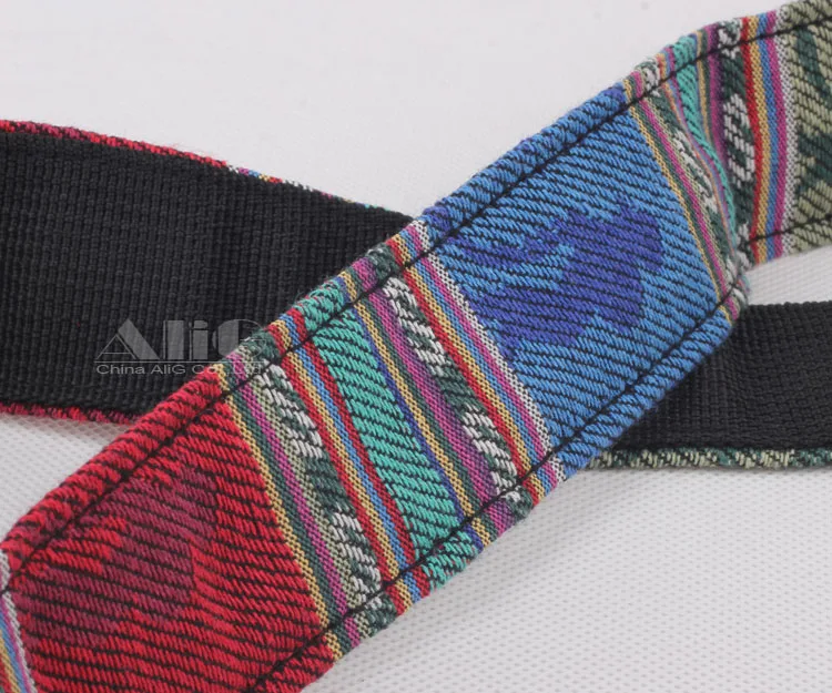 Alça de pescoço para câmera dslr, estilo étnico para nikon d3100 d3200 d3300 d80 d90 d5100 d5200 d5300 d7000 d7100 d610 d810 d300
