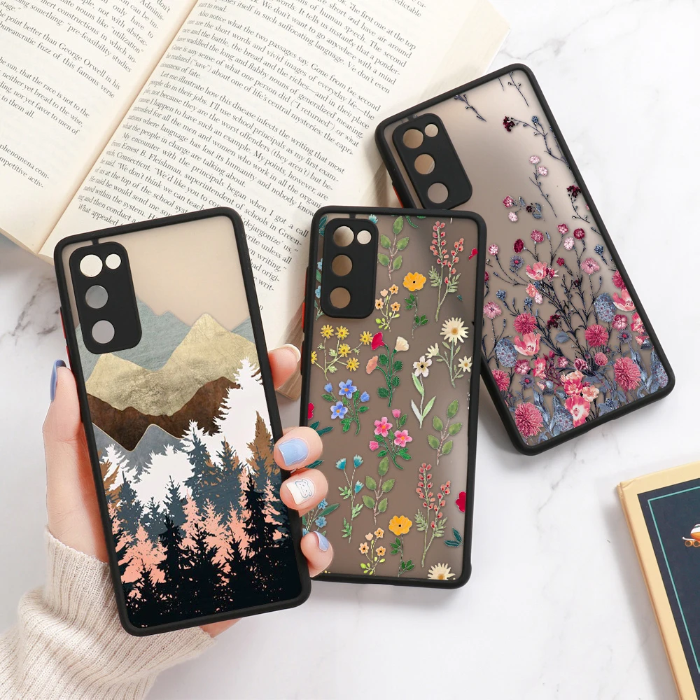 Cases For OPPO A91 Case Hard Black Funda OPPO A54 A74 A72 A52 A92 5G A53s 2020 Capa Realme 8i 8 Pro 7i C17 C21Y GT Neo 2 Covers