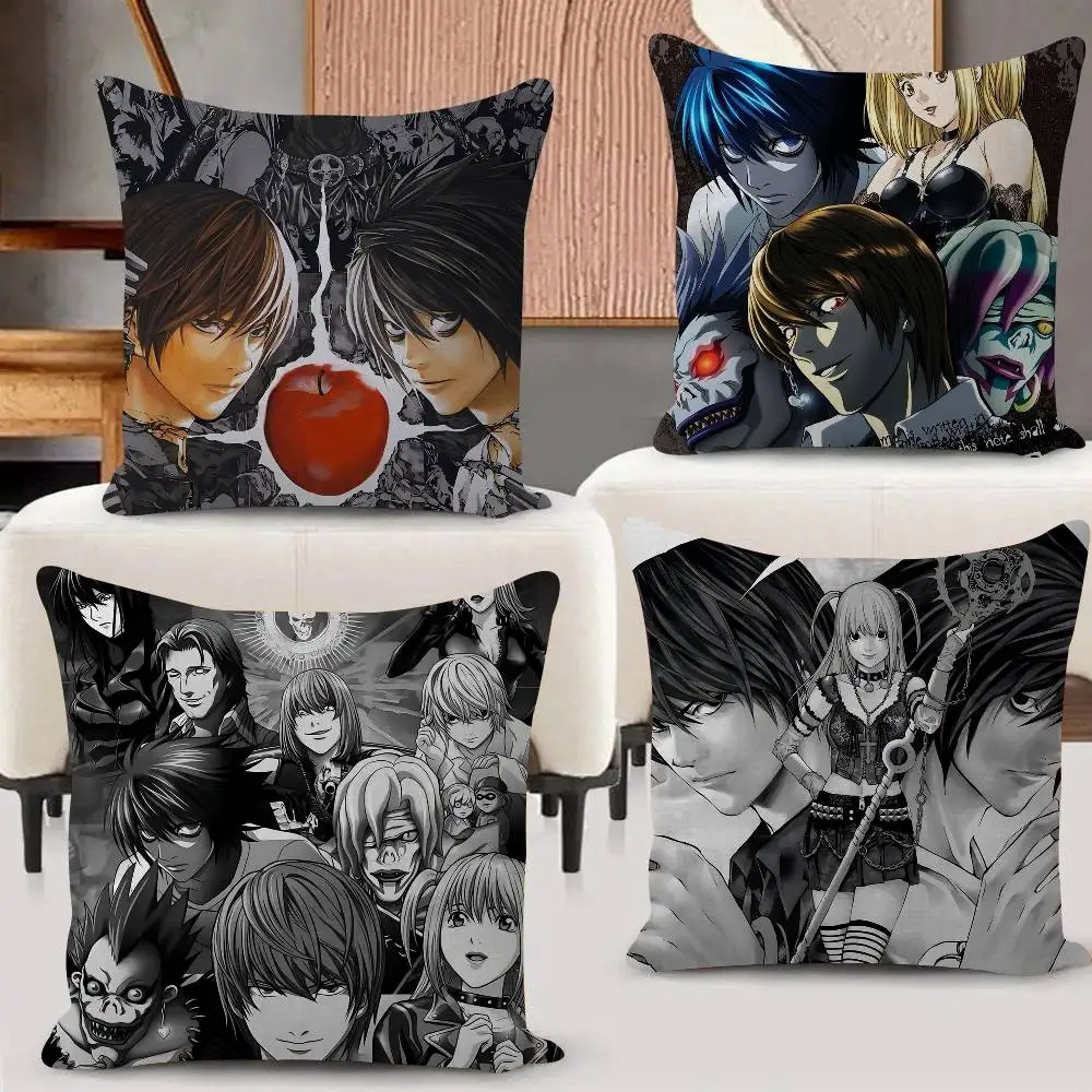 

Hot Anime Death Note HD Personalized Pillow Dust Cover Bedroom Kids Party Decoration Pillowcase Birthday Children Gift