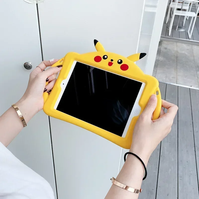 2024 Pikachu Table Case for IPad Pro 2021 for IPad Mini 2 3 4 Case for 9.7 2017 2018 IPad Air 1 2 9.7 Rubber Soft Funda Cover