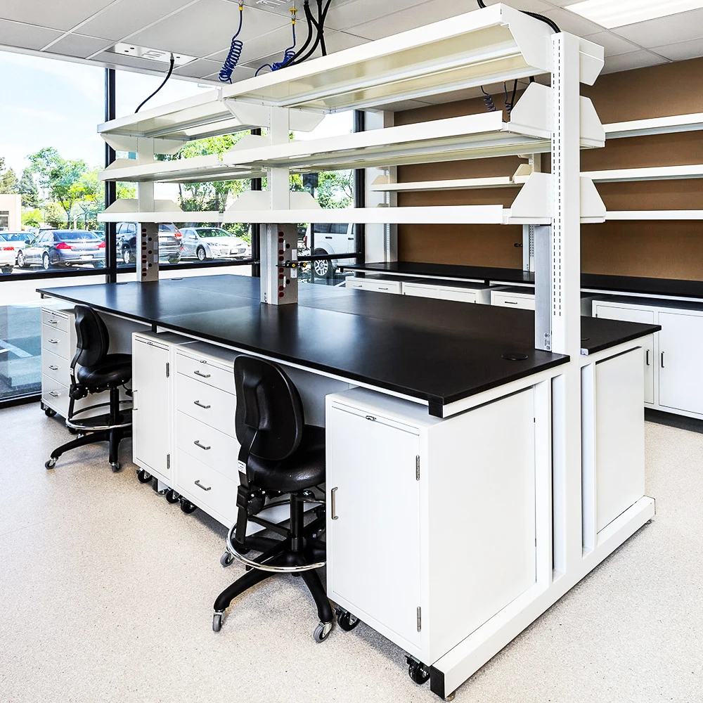 Cartmay Modern Laboratory Island Wall Benches Tables Hospital School University Lab Working Bench