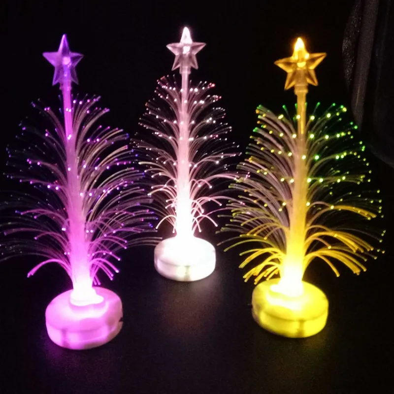 Weihnachten Weihnachten Baum Farbwechsel LED Licht Lampe Weihnachten Xmas Tree Home Neue Jahr 2022 Dekoration Navidad Geschenke Led-leuchten