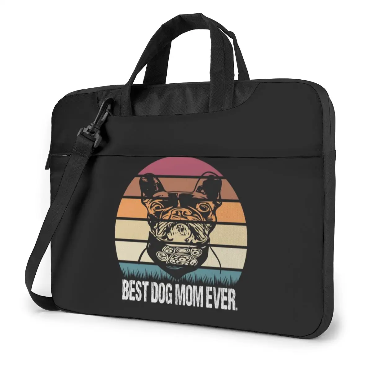 French Bulldog Laptop Bag Case Protective Fashion Computer Bag Business Clutch Laptop Pouch