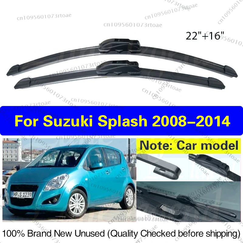 Auto Wisserbladen Voor Suzuki Splash 2008 - 2014 Voorruit Voorruit Voorruit Blades 22 "+ 16" auto Accessoires Hoge Kwaliteit