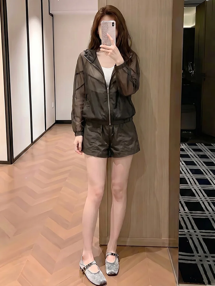 

Korean Style Casual Loose Women's Two-Piece Set Summer New Loose Slimming Top Shorts Comfortable Breathable Fashion Set