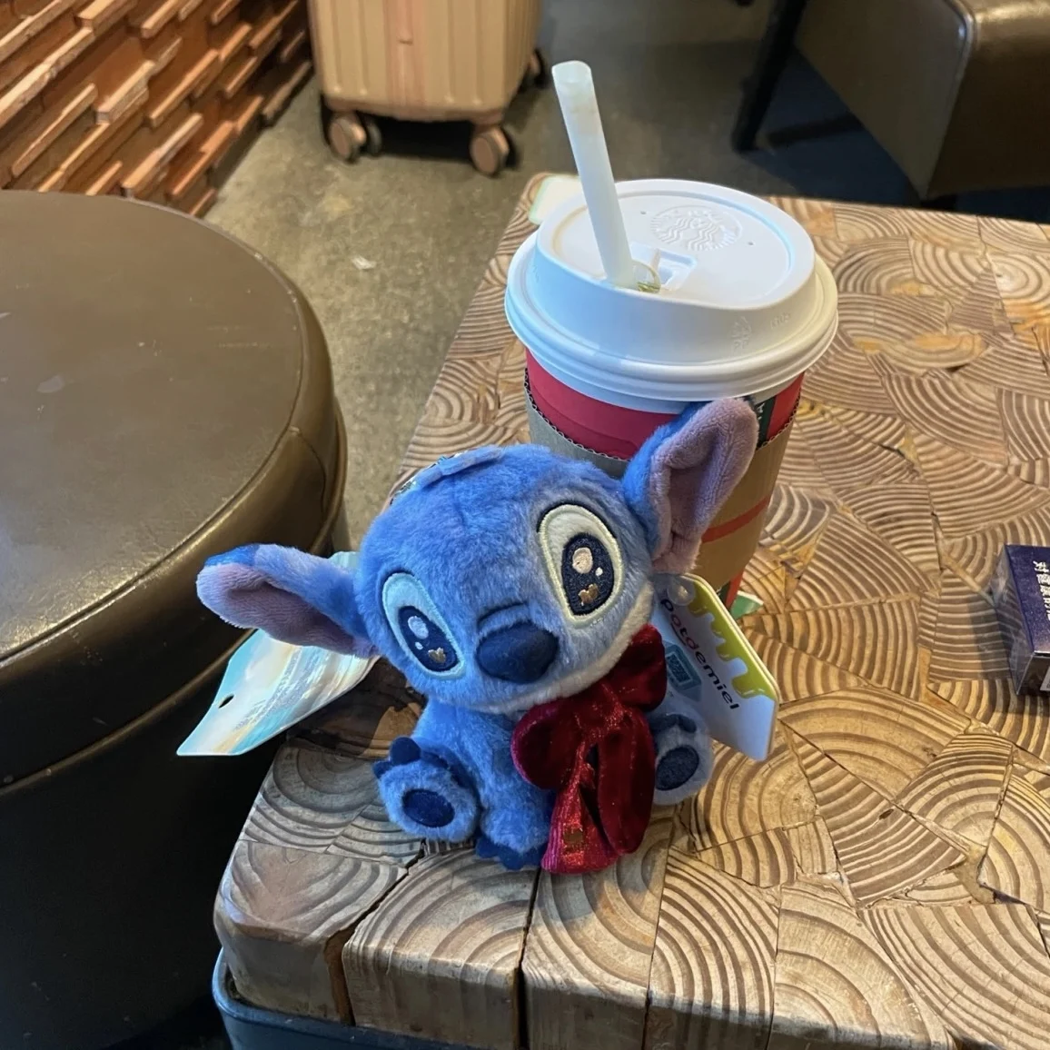 New Disney Stitch Plush Toy Pendant cute cartoon Zootopia Nick Wilde Plush Doll Pendant Student backpack ornament girl's gift