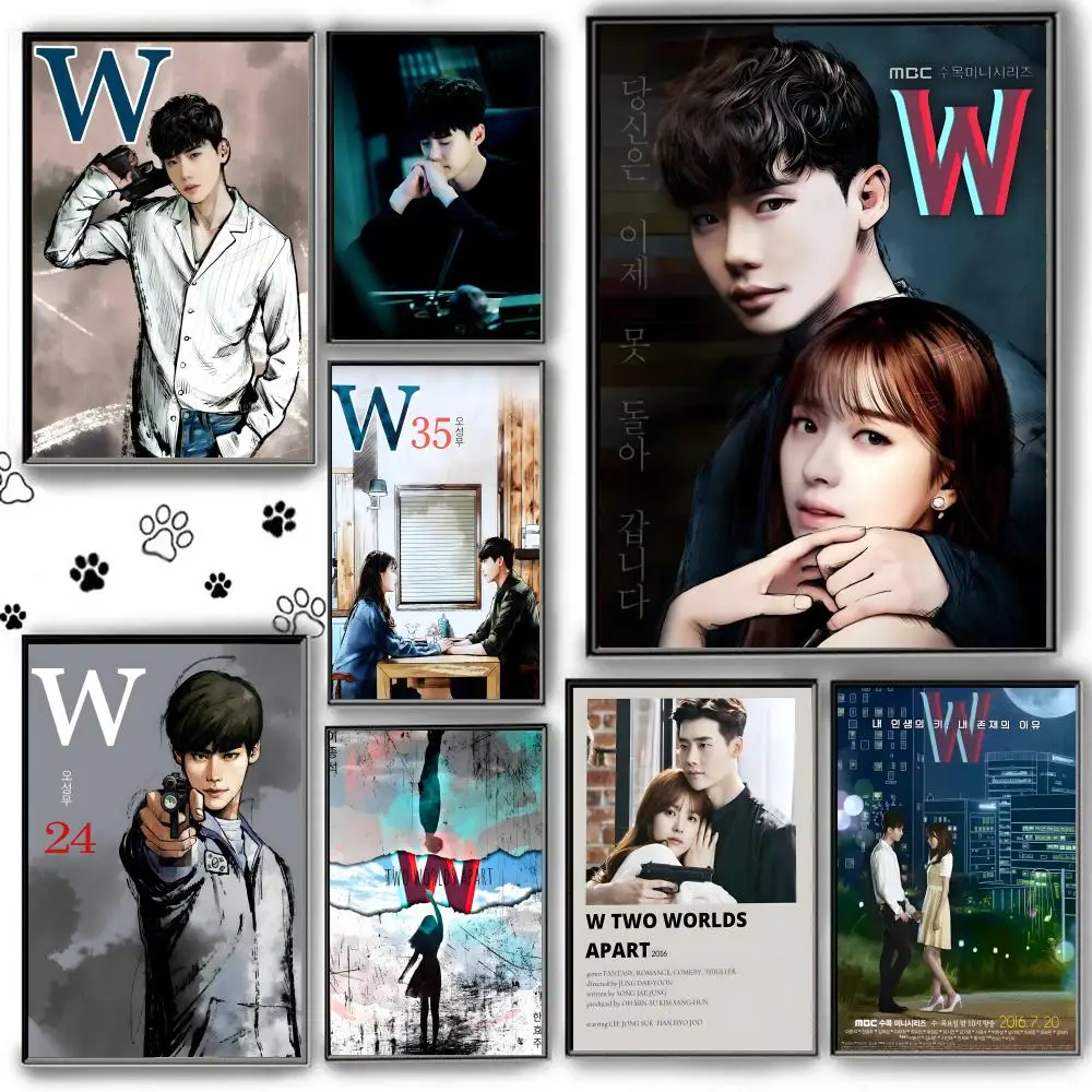 Tv Series W T-Two Worlds Poster HD Poster Wall Art interior Hallway Home Decoration Holiday Gifts