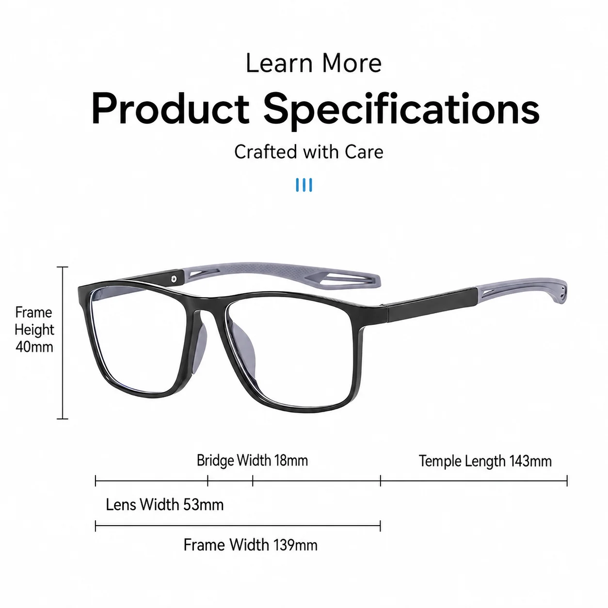 Ultra-light TR90 Blue Light Blocking Reading Glasses Comfortable Anti-fatigue Plus Presbyopia Glasses 0+1+1.5+2.0+2.5+3.0+4.0