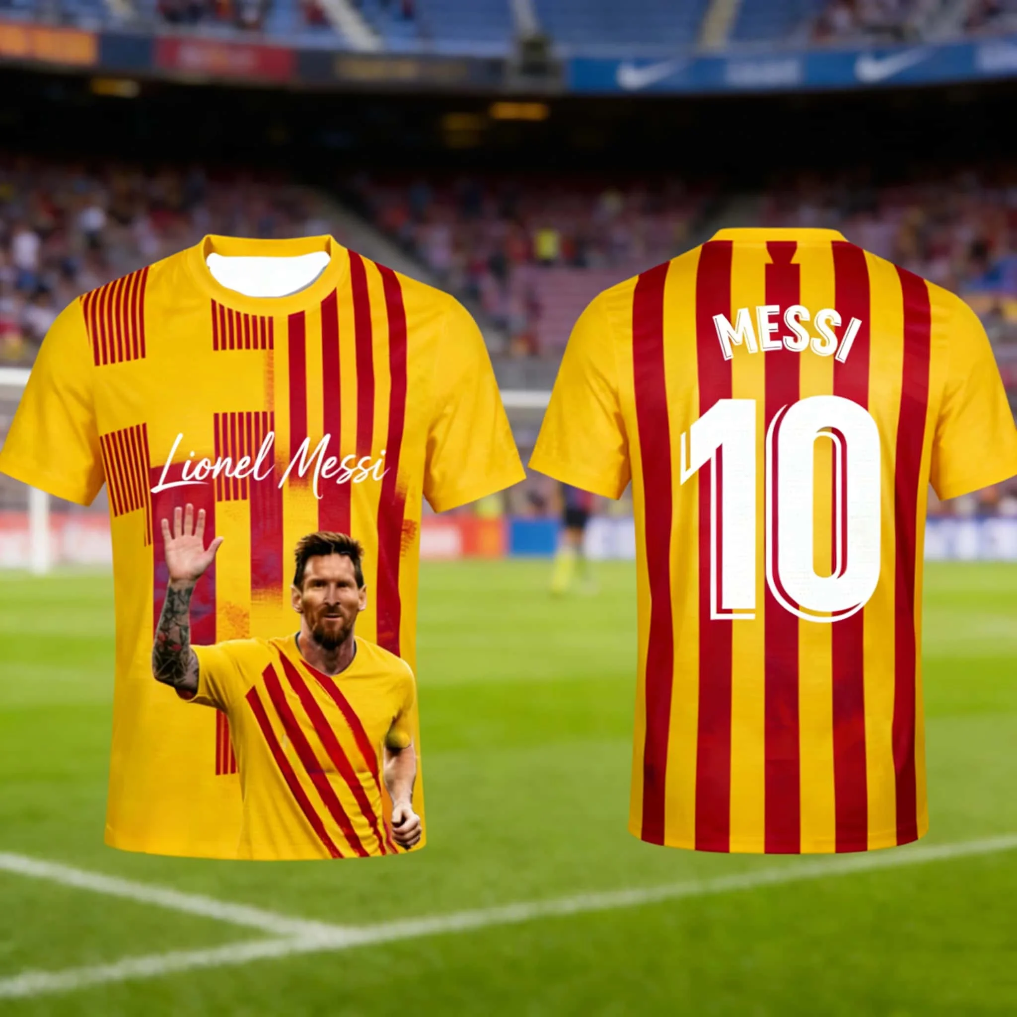 Summer new style Argentine Messi sports moisture-wicking breathable men's women's T-shirt suitable for outdoor street training