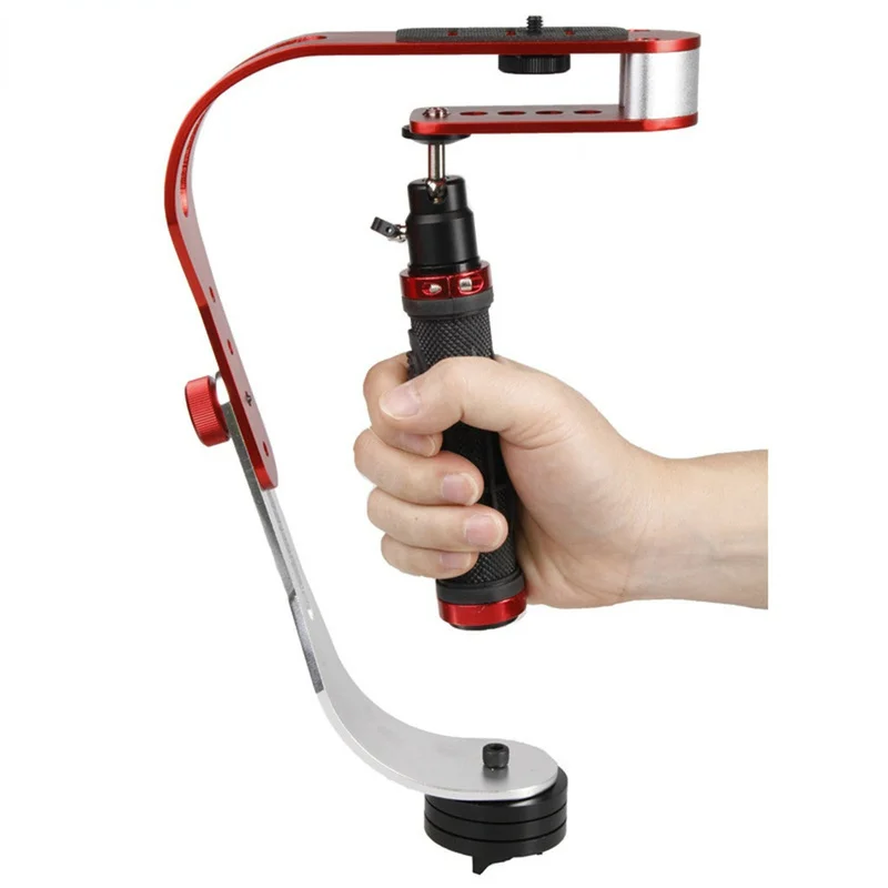 Video Handheld Stabilizer for Gopro DV Camera & Camcorder with Cell Phone Holder and 1/4\ Tripod Adaptor