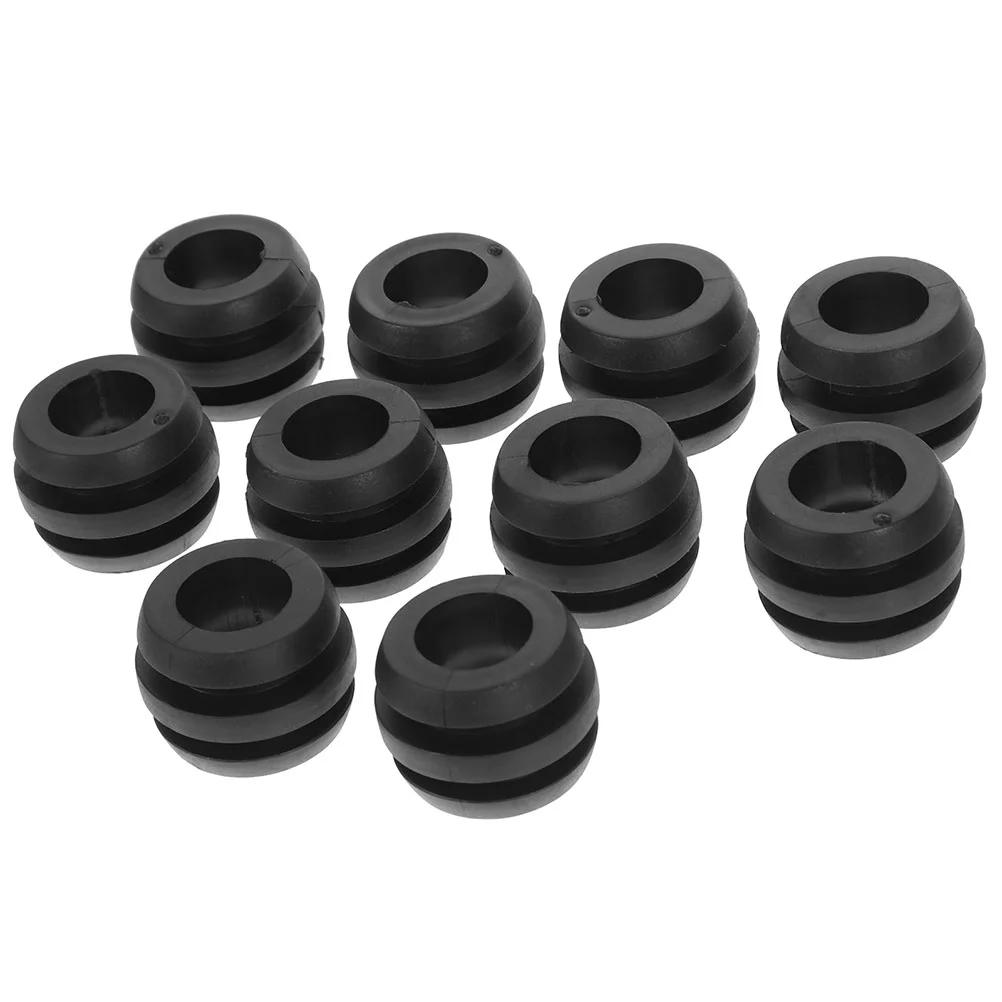 

16 Pcs Football Machine Accessories Rubber Foosball Table Bumper Buffers Top Bumpers Black Washers