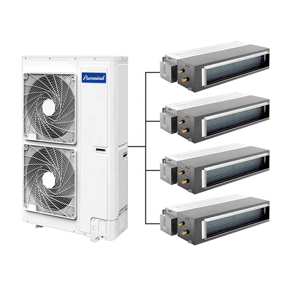 

Высокоэффективный многозонный сплит-кондиционер Gree VRF 18000 бит R410A, система HVAC, катушка центрального кондиционера, вентилятор