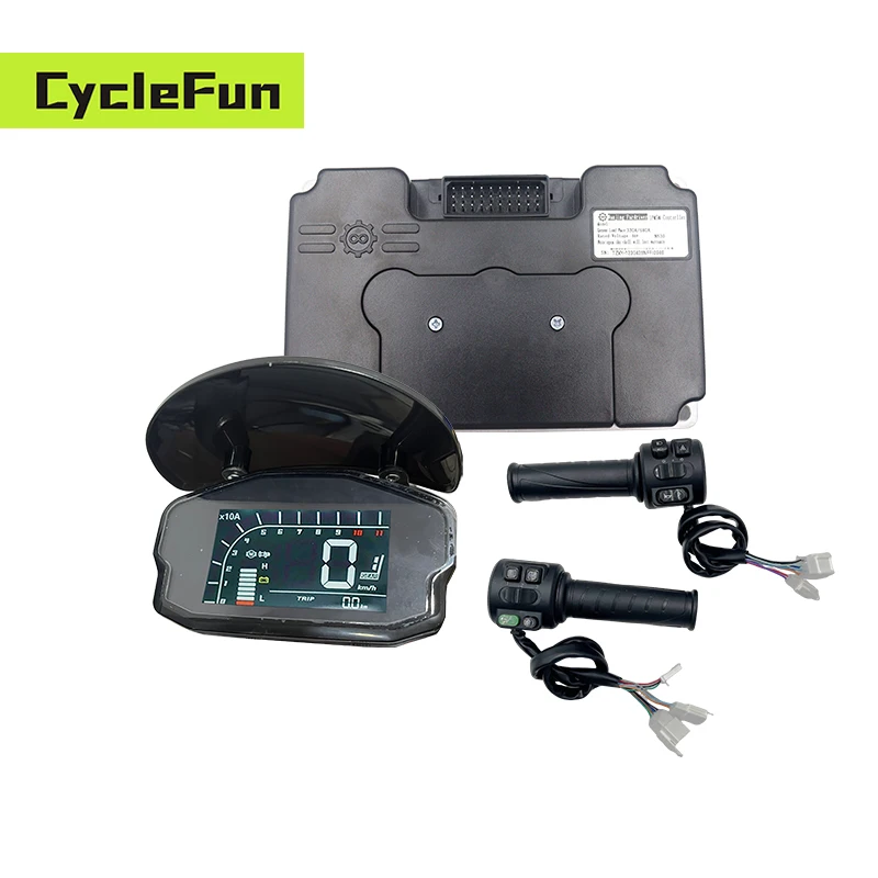 

Far Driver ND72680 NS72680 72v 680A FarDriver Controller With DKD Display Throttle For QS138 90H Motor Electric Scooter Motorcyc