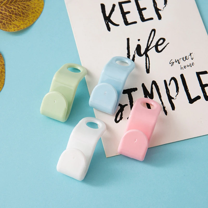 5pcs Clothes Hanger Connection Hook Home Clothes Hanger Link Buckle Thickened Plastic Stackable Clothes Hanger Link Hook