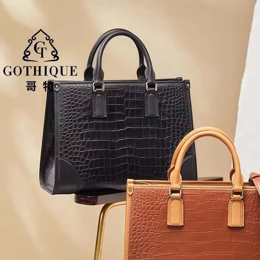 Gete Crocodile Women's Bag Handbag New Bag Large Capacity Fashion Women's Bag