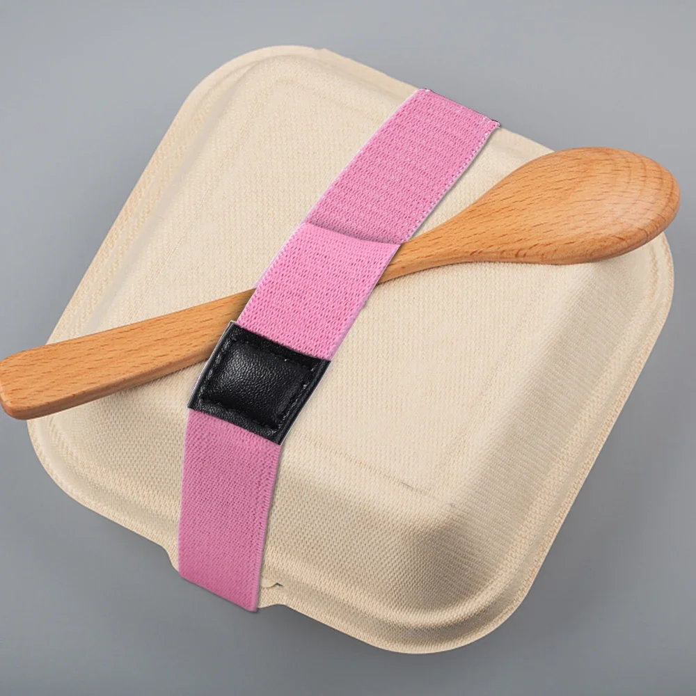 3/1pcs Fixing Rope for Lunch Box Bento Colorful Elastic Bento Straps Food Container Bands Adjustable High-stretch Lunchbox Strap