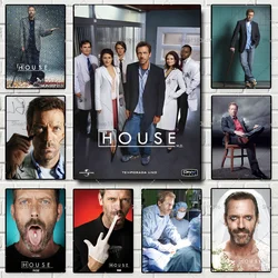 House MD TV Classic Poster Self-adhesive Art Waterproof Paper Sticker Coffee House Bar Room Wall Decor