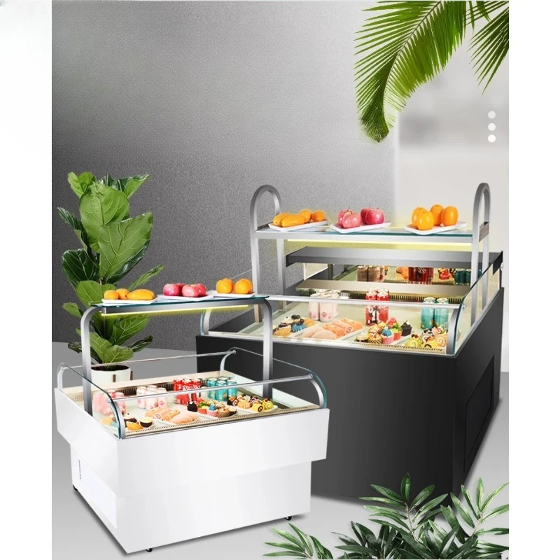 خزانة عرض كعكة أفقية مفتوحة #2