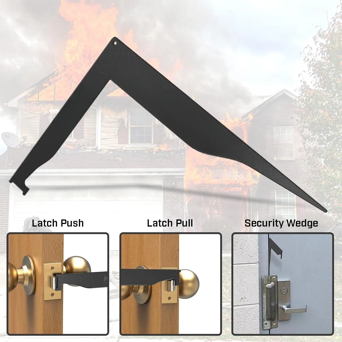 Multi-function Firefighting Tools Firefighter Swipe Tool Access Doors Easily Pry Bar Tools for First Responders and Firefighters