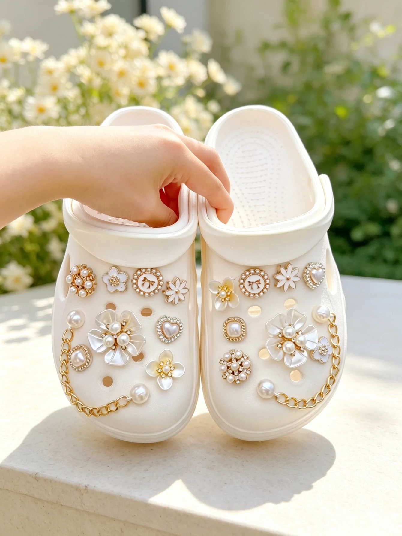 18-piece shoe decoration DIY casual shoe decoration - An interesting and versatile way to personalize your footwear