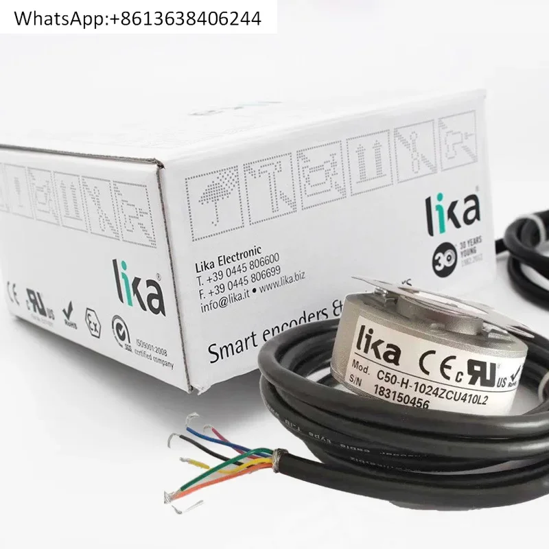 LIKA spot new origin,al genuine C50-H-600ZCU410600 line empty shaft rotary encoder