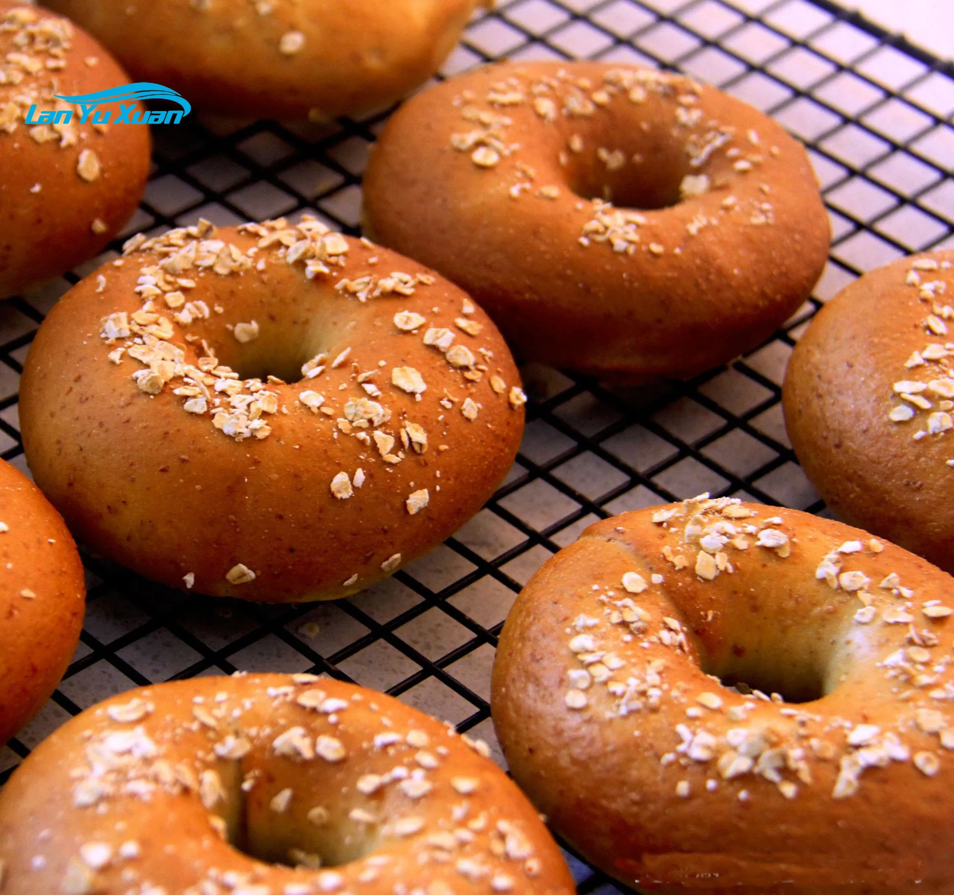 Round Donuts Making Machine / Auto Bagel Bread Forming Roller Machine for Bread Factory Production Line