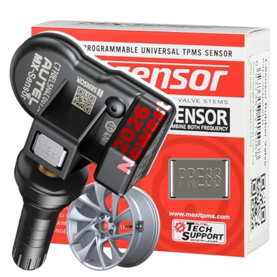 

TPMS MX- 2 in 1 315MHz + 433MHz Pr-in Cloneable TPMS Programmable s Tire Prure Monitoring System ( Vaes