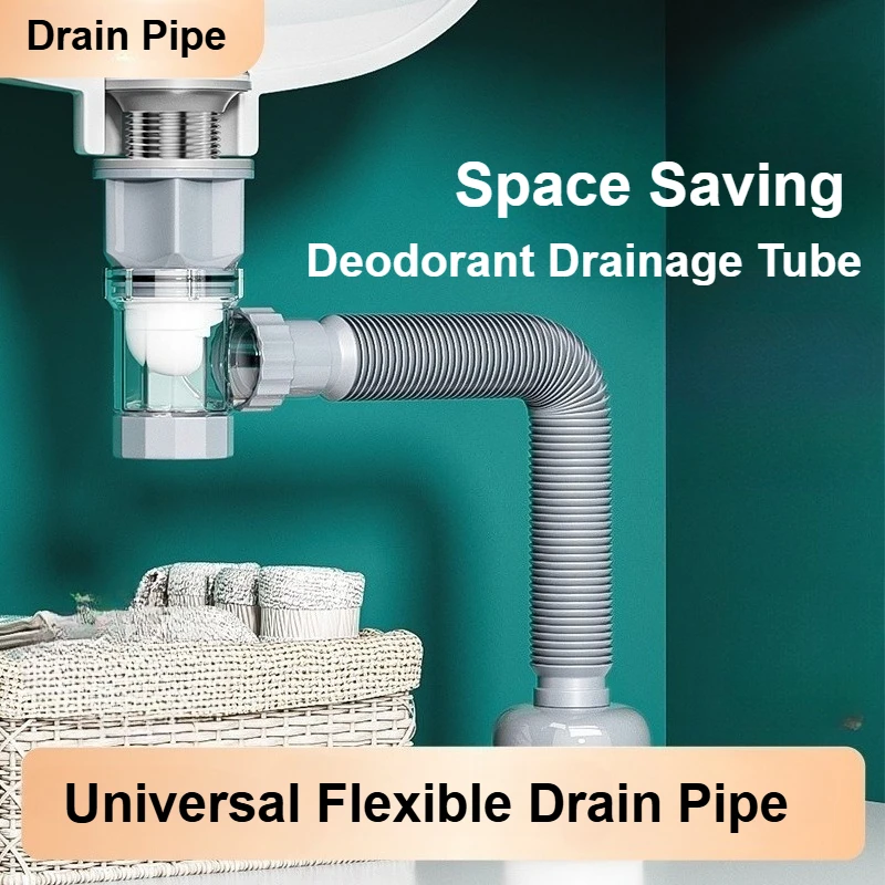 

Sink Deodorant Launch Pipeline Accessories Kitchen Sink Hose Sink Strainer Drain Pipe Plumbing Washbasin Kitchen Accessories