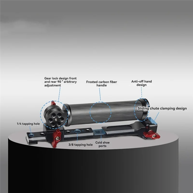 AA84 двойной карданный подвес для DJI Ronin RS2/3/4, складная карбоновая ручка 180, регулируемая для DJI RS2/3/4 A