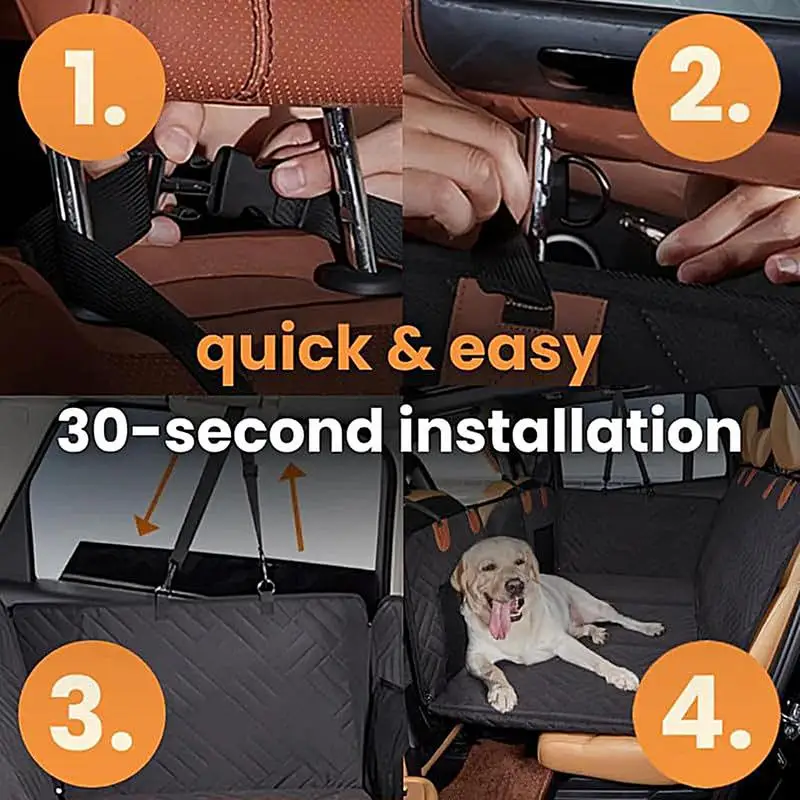 Dog Car Seat Cover Waterproof Pet Travel Dog Carrier Hammock Car Rear Back Seat Mat Protector Safety Carrier For Dogs puppy