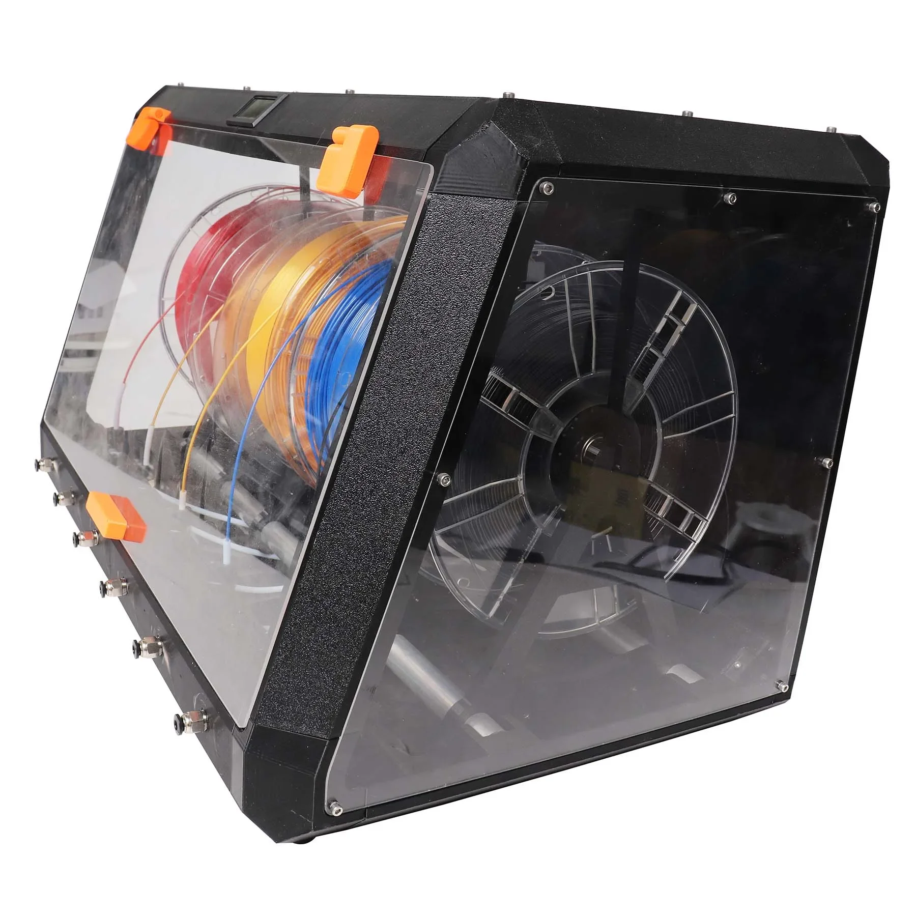 Blurolls New Classic Version Slim Version Prusa Auto Rewinder Drybox Filament Box for MMU2 MMU3 Multi-color 5 Filament