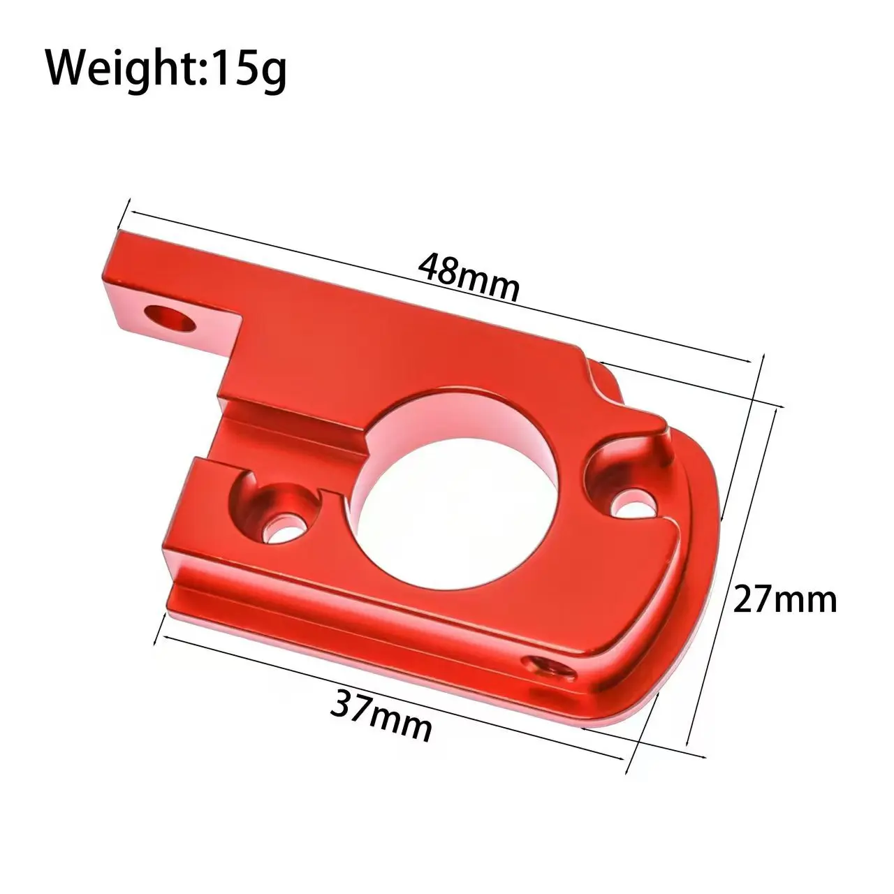 Heavy‑Duty Metal Motor Fixed Seat Base Holder for MJX Hyper GO H8H V2 Revitalized Edition 1/12 RC Off‑Road Buggy