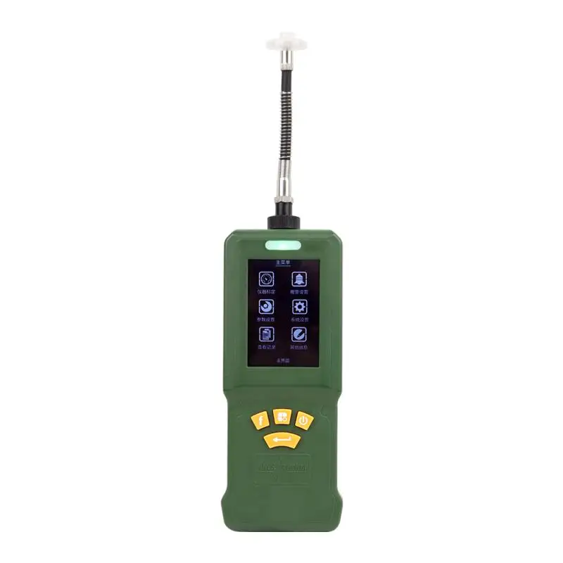 Detector de Gás Portátil para CO, O2, H2S, H2, NO, NO2, SO2, NH3, CL2, O3, HCL, PH3, HCN, CO2 - Analisador de Gás