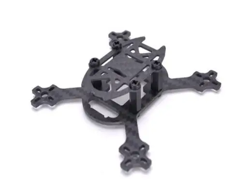 Kingkong Q90 90mm Fibra di Carbonio FPV Brushless Racer Kit Telaio per F3 NAZE32 CC3D controllore di volo RC drone 1103 1104 motore