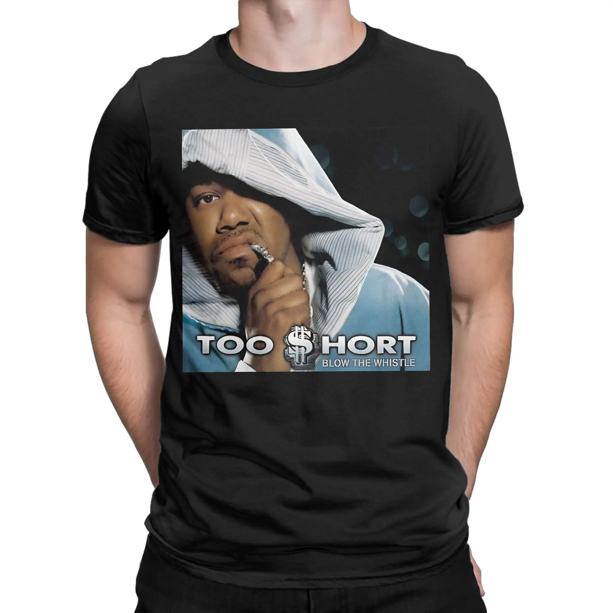 Vintage Gangsta‑Rap Vinyl‑Cover Classic Too Short Novelty 100% Cotton T-Shirt Tops Tees For Men
