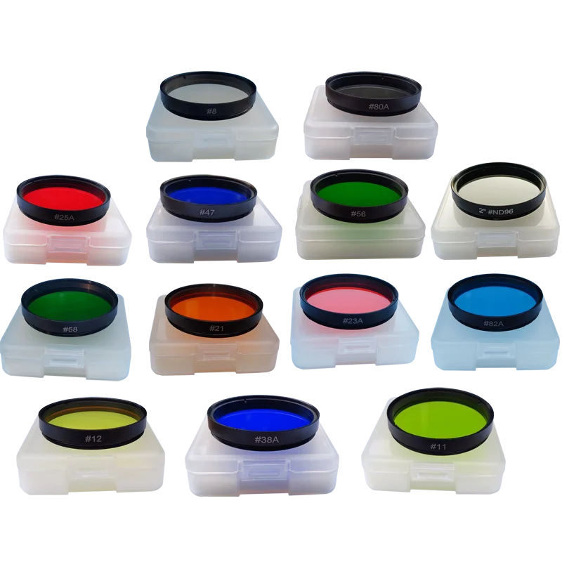 2Inch Astronomical Telescope Filter High Transmittance Light Pollution Blocking forNebula Star Planet Viewing Eyepiece Accessory