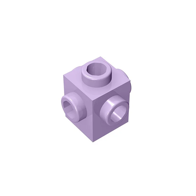 50 Stück 4733 Modifizierte 1x1-Steine mit 4-Seiten-Stiften, Modulare GBC-Spielzeugteile für Technische MOC-Bausteine – Detail 6