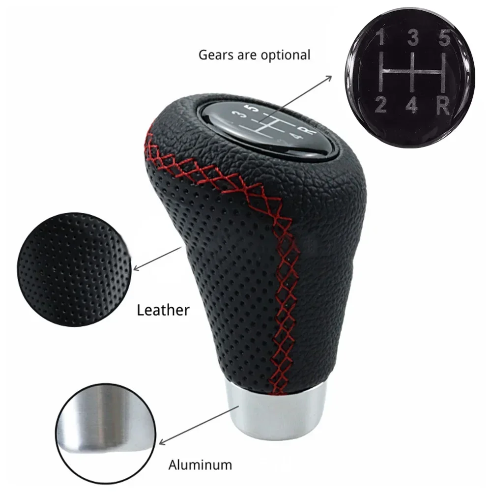 5 Speed Gear Knob Thread Size 8mm, 10mm, 12mm Auto Shifter Knob High-quality Materials Personalized Style Exquisite Workmanship