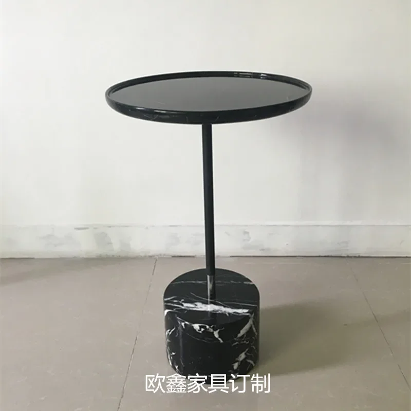 Hotel Villa Cafe Model Room Marble Metal Tea Table Side Table Corner Table Designer Combination